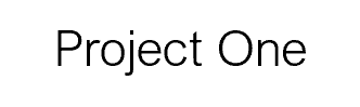Project One homepage